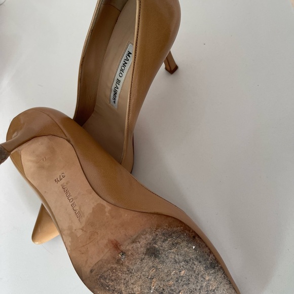Manolo Blahnik Neutral heels - Picture 7 of 9